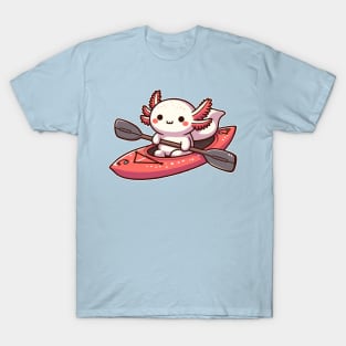 axolotl funny Kayaking T-Shirt